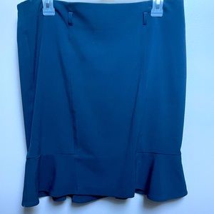 BCX navy peplum skirt
